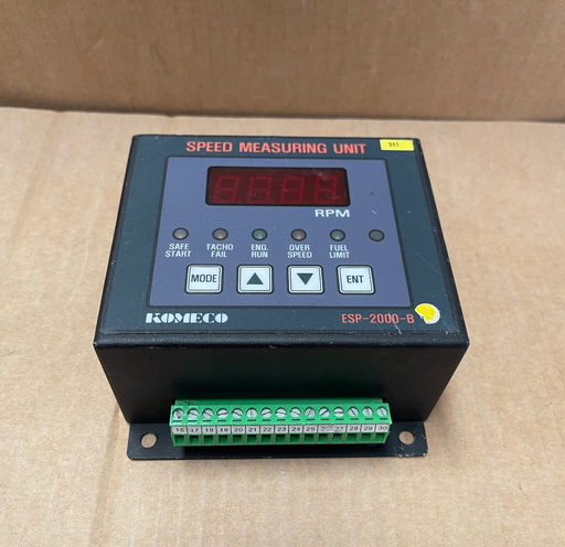 KOMECO – ESP-2000-B – Speed Measuring / RPM & Overspeed Monitor Unit (DC 24 V)