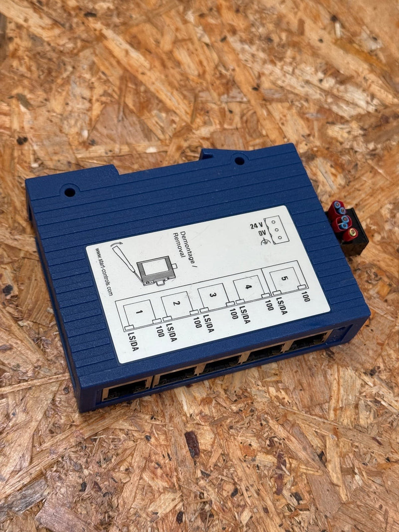Saia Burgess – Q.NET-5TX – 5-Port Industrial DIN-Rail Ethernet Switch