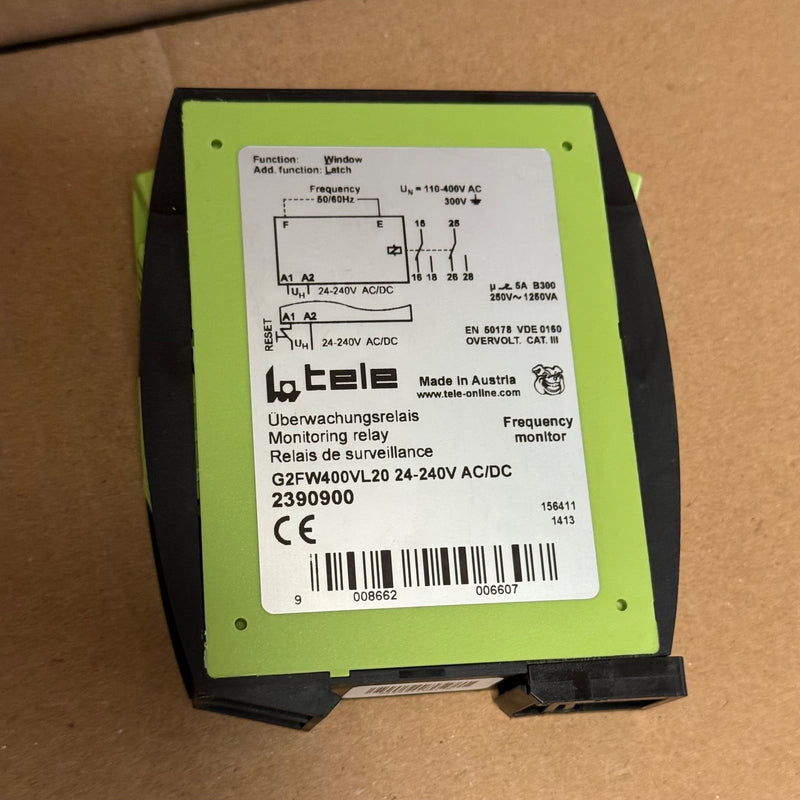 Tele Haase – G2FW400VL20 (24-240V AC/DC) – Frequency Monitoring Relay