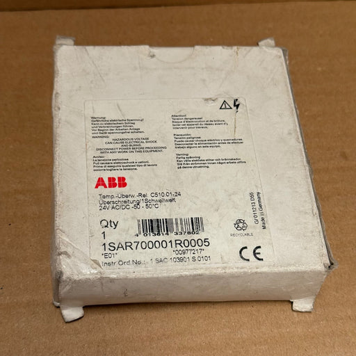 ABB – 1SAR700001R0005 (C510.01-24) – Analog Overtemperature Monitoring Relay