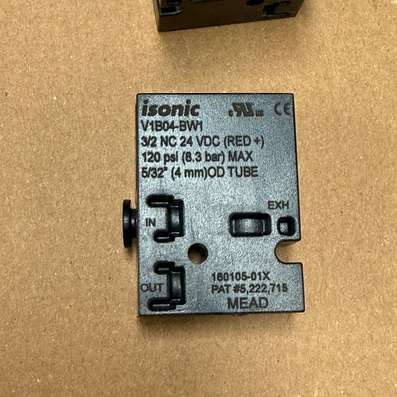 7PCs Mead Isonic – V1B04-BW1 – Isonic V1000 Series 3-Way Solenoid Air Valve