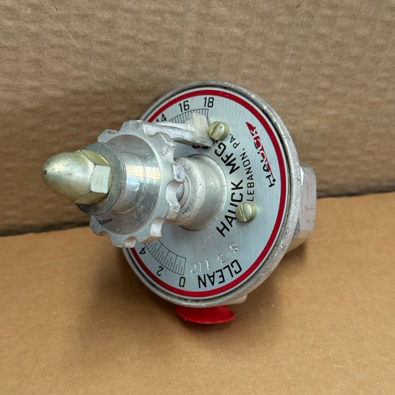 Hauck Mfg. – 2,290,783 – Clean Air / Gas Metering Orifice Valve