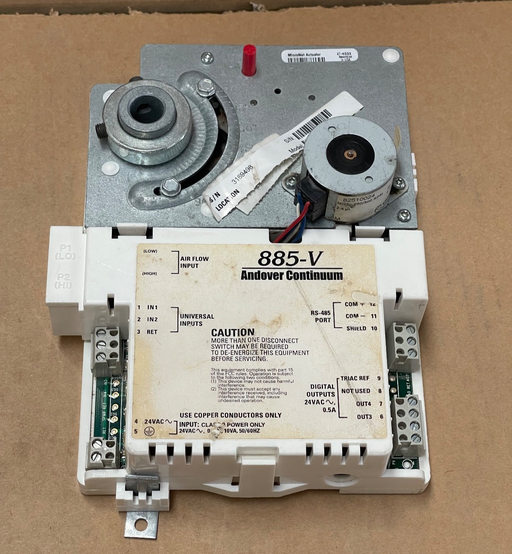 TAC – B3885‑V – Andover Continuum 885‑V BACnet VAV Controller with Actuator