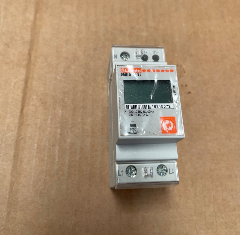 Lovato Electric – DMED115T1 – Single‑Phase Energy Meter 40 A DIN‑Rail