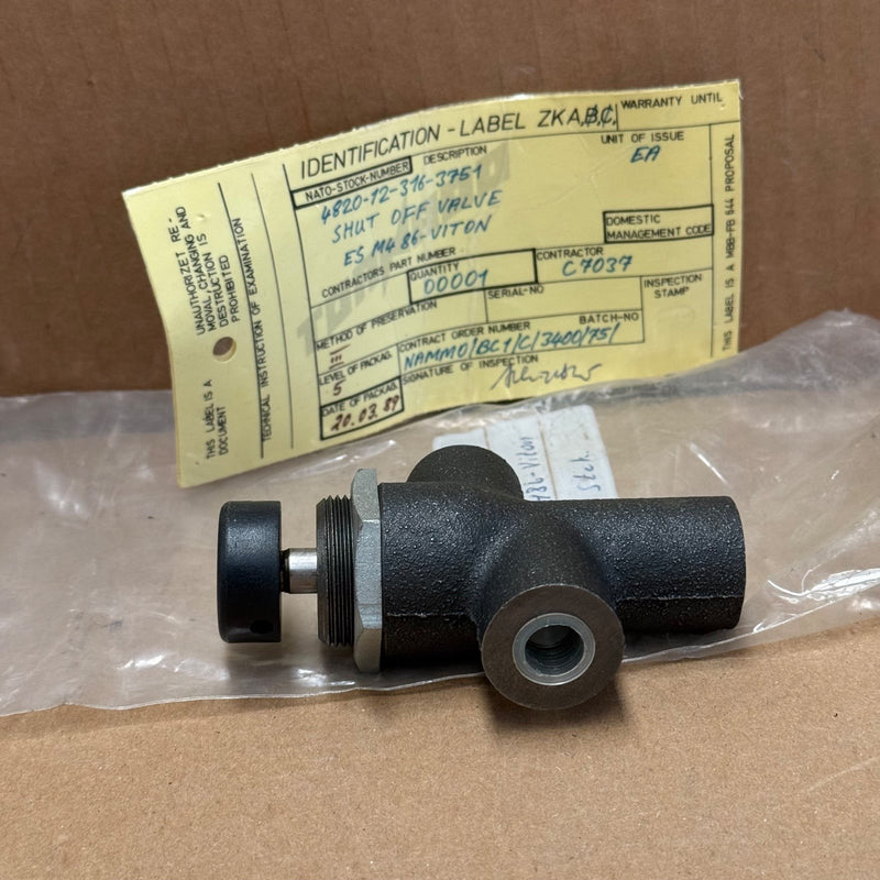 ES – 4820-12-316-3751 / M4 86 VITON – Manual Shut-Off Valve