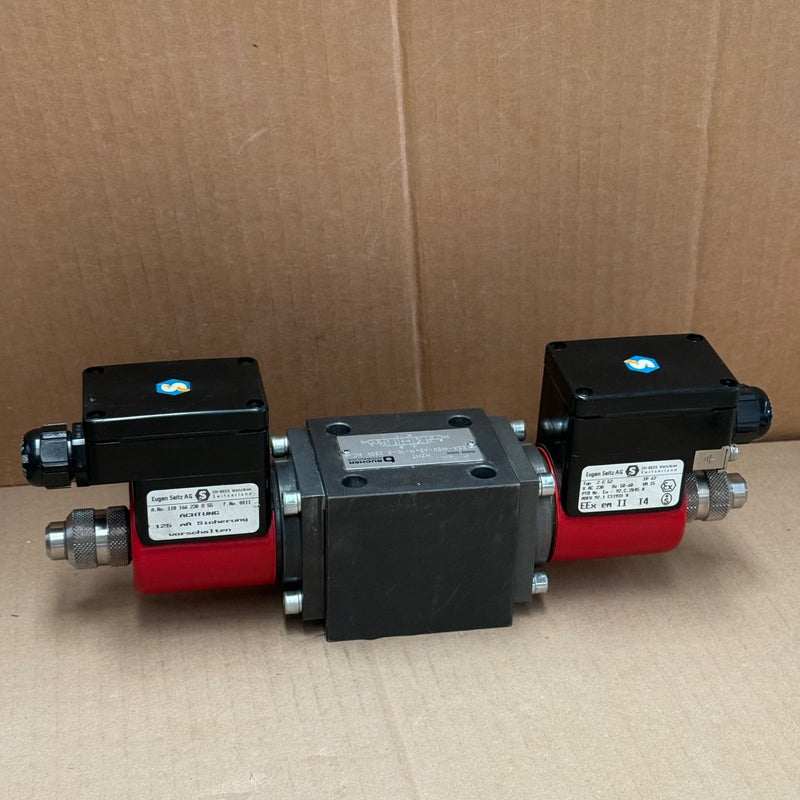 BUCHER HYDRAULICS – EEX-WEV-43-H-10-3 – Solenoid Operated 4/3-Way Valve + 2C52