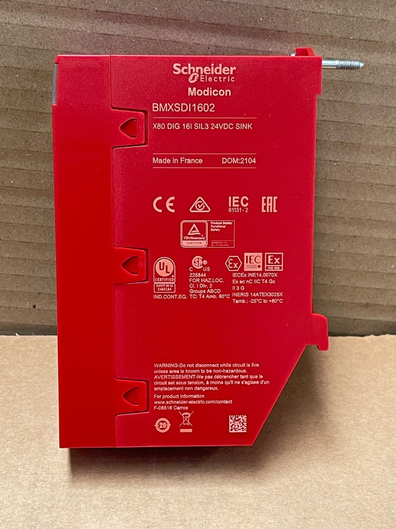 Schneider Electric – BMXSDI1602 – Modicon X80 Digital Safety Input Module