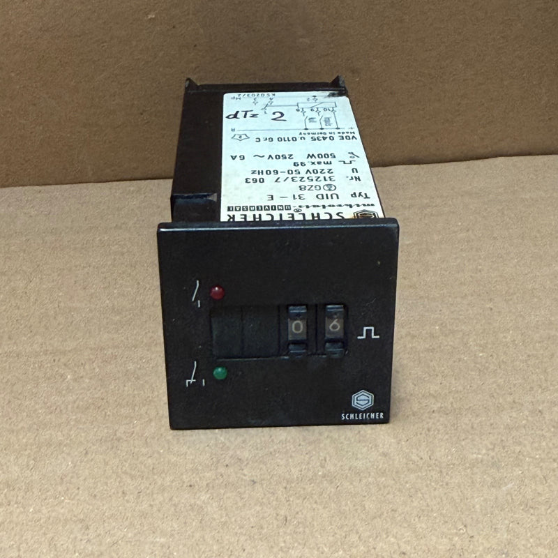 Schleicher Electronic – UID 31-E (312523/7) – Digital Electronic Impulse Counter