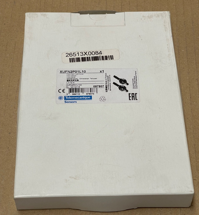 Telemecanique – XUFN2P01L10 – Fiber‑Optic Thru‑Beam Cable 10 m