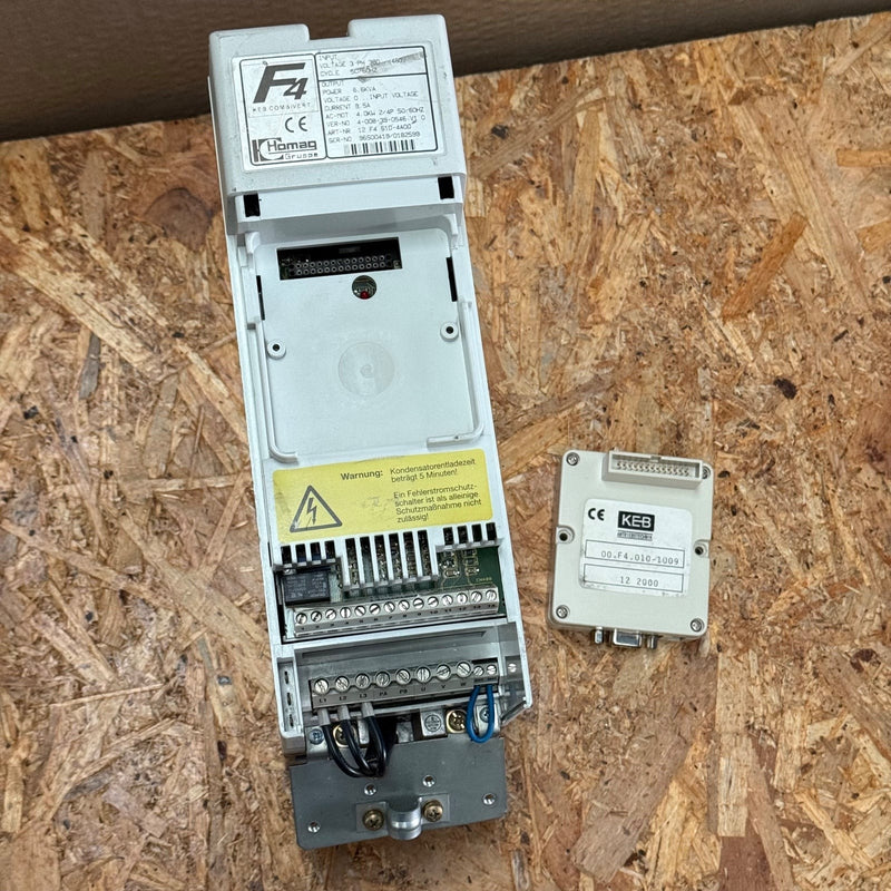 KEB – 12.F4.S1D-4A00 – Combivert F4 Frequency Inverter / Motor Speed Controller
