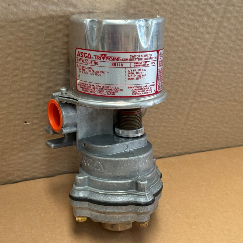 ASCO – SB11A + TH10A44 – Tri-Point Pressure Switch / Transducer Assembly