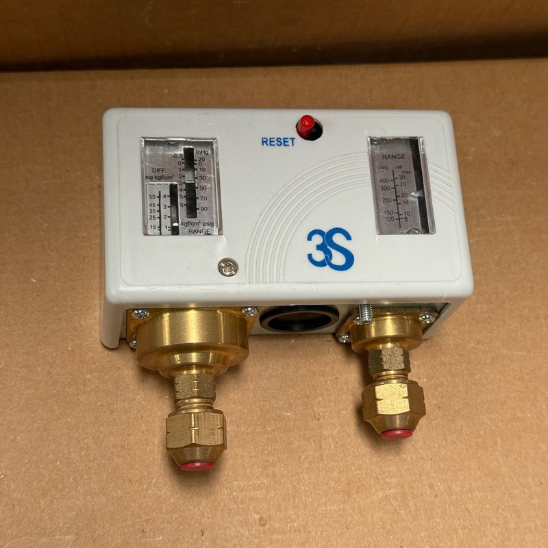 3S – JC-606M – Dual Pressure Control Switch (Manual Reset)