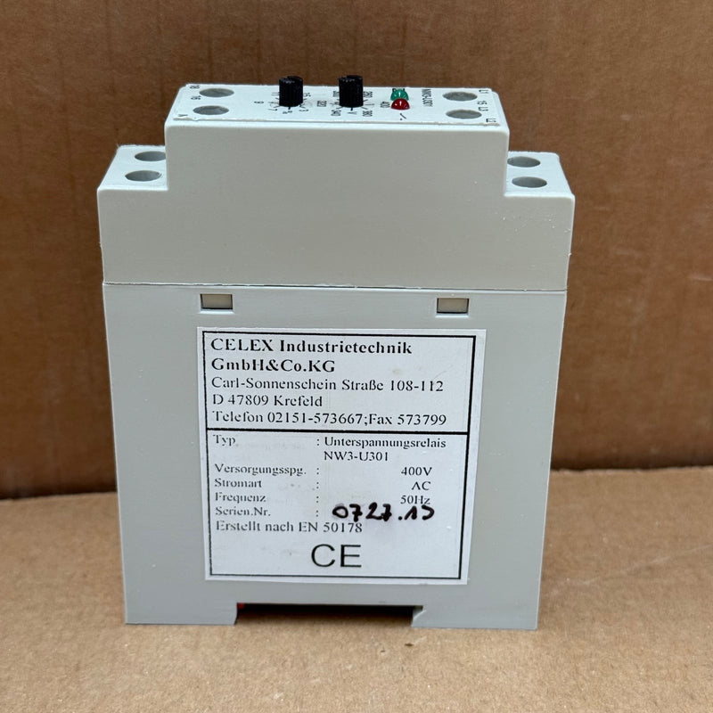 Celex Industrietechnik – NW3-U301 – Mains Voltage Monitoring Relay