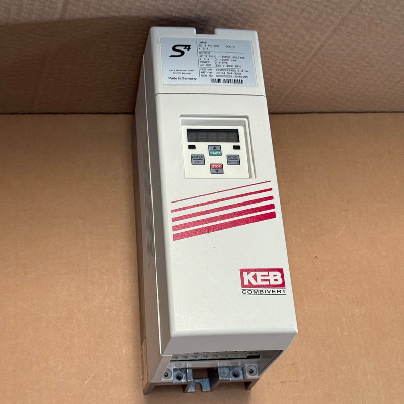 KEB – 43.S4.D4A-3001 – COMBIVERT S4 Servo Drive / Servo Amplifier