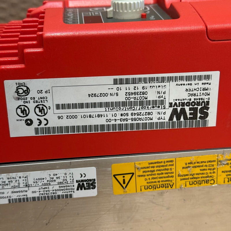 SEW-Eurodrive – MC07A055-5A3-4-00 + MDX60A0054-5A3-4-00 – Frequency Inverter
