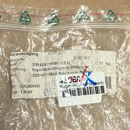 Maximator - 65BC4H / 37800323 - HIGH PRESSURE VALVE