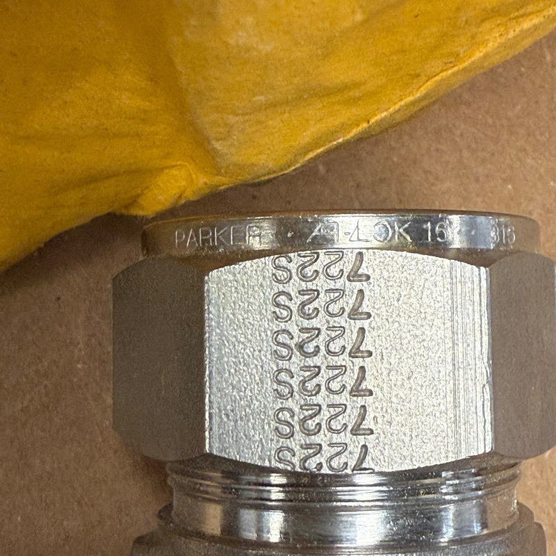 1PCs Parker – 16EE16-316 – A-LOK Double-Ferrule 1-Inch Union Elbow Fitting
