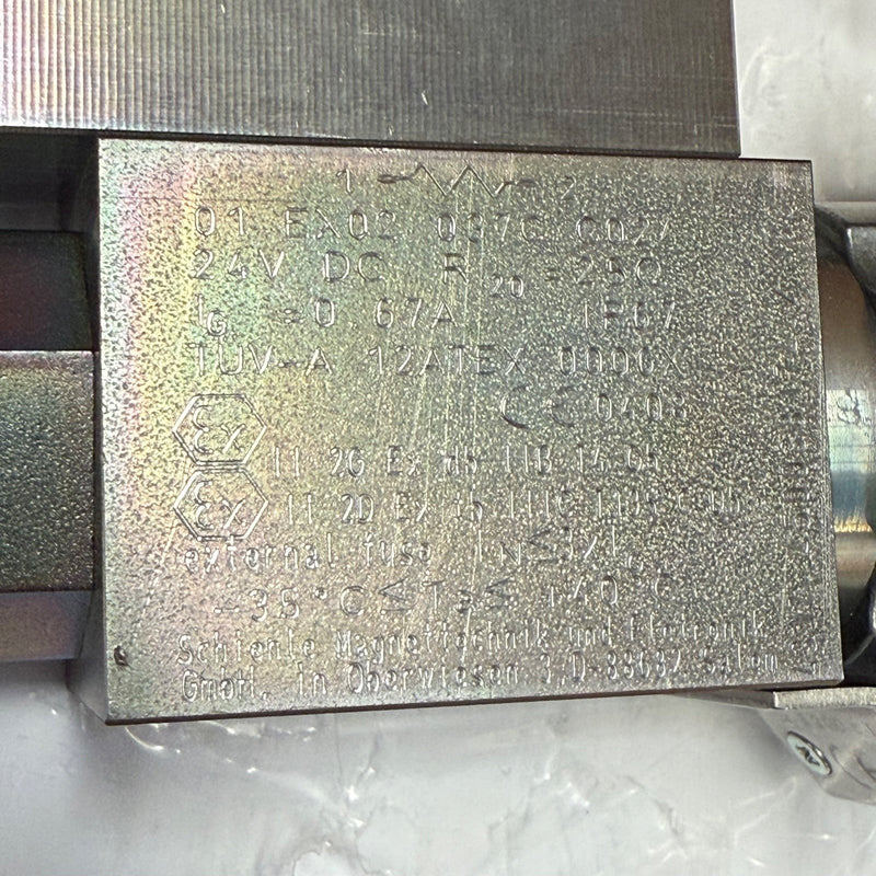 HAWE Hydraulik – GR 2-1-1/4-G 24EX – 3/2-Way Solenoid Actuated Directional Valve