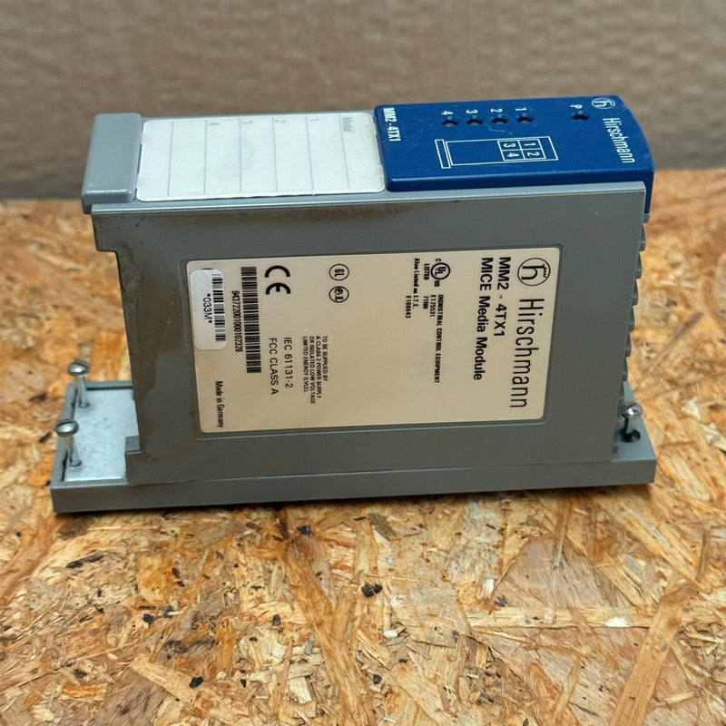 2PCs Hirschmann – MM2-4TX1 – Modular Industrial Communication Equipment (MICE)