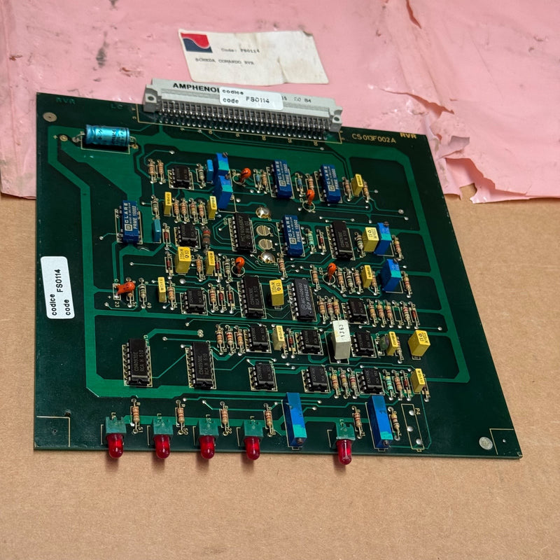 RVR Elettronica – FS0114 (CS 013F002A) – Transmitter Control Board