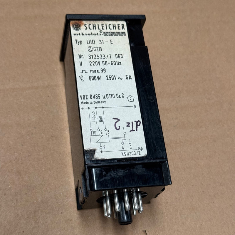 Schleicher Electronic – UID 31-E (312523/7) – Digital Electronic Impulse Counter