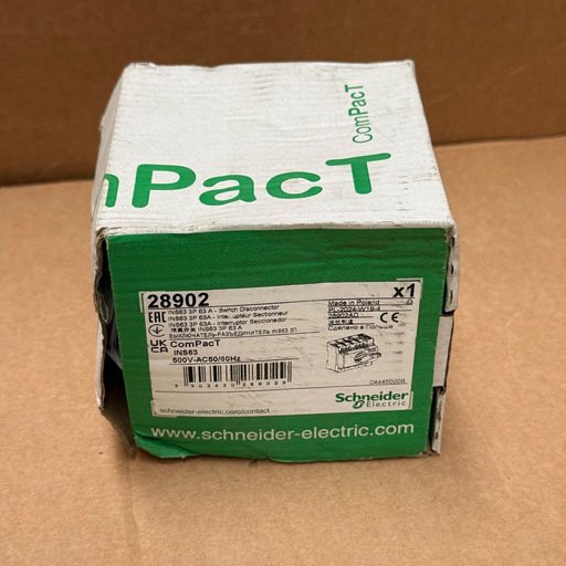 Schneider Electric 28902 Compact INS63 3P Switch‑Disconnector