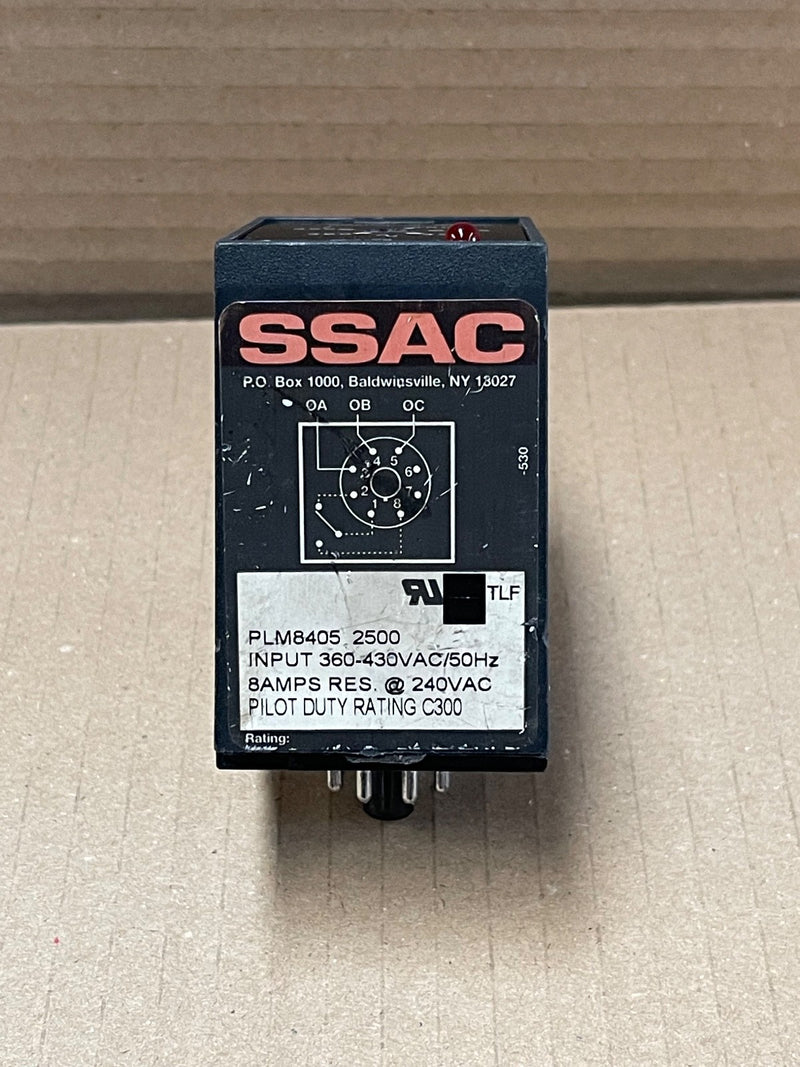 SSAC – PLM8405 – 3‑Phase Voltage & Phase Monitoring Relay
