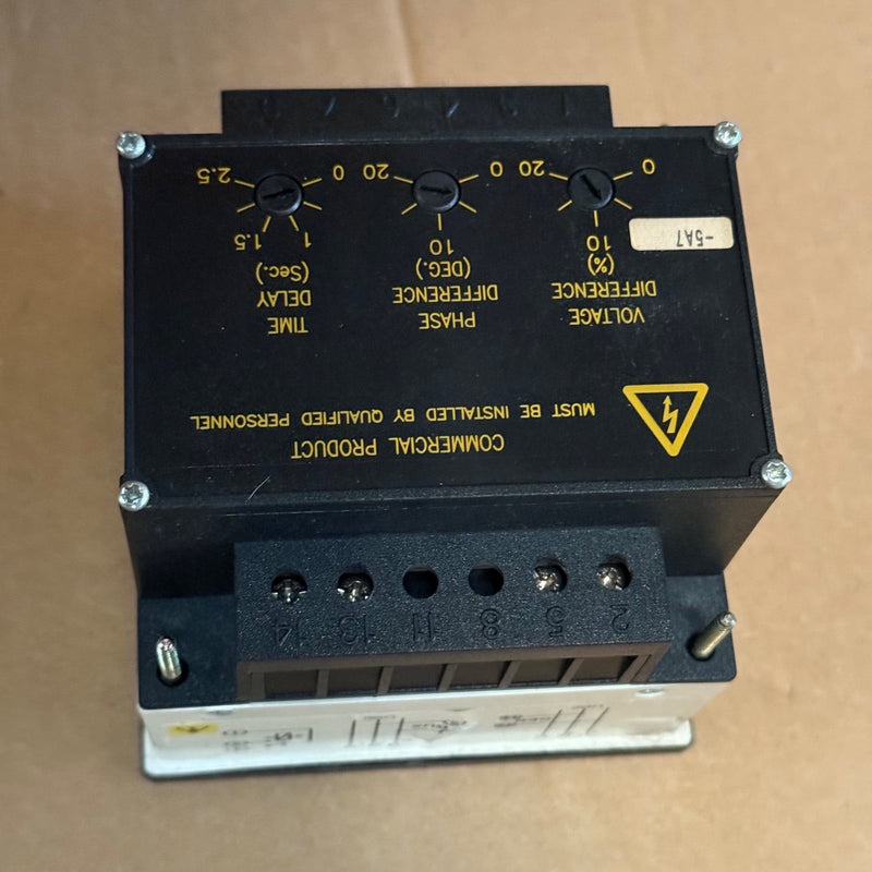 Crompton – 244-14LG-SCBX-FQ – 360° LED Synchroscope with Synchro Check Relay