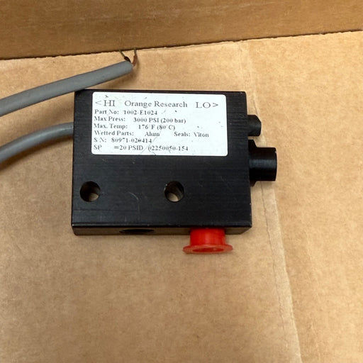 Orange Research – 1002‑E1024 – Differential Pressure Sensor / Gauge