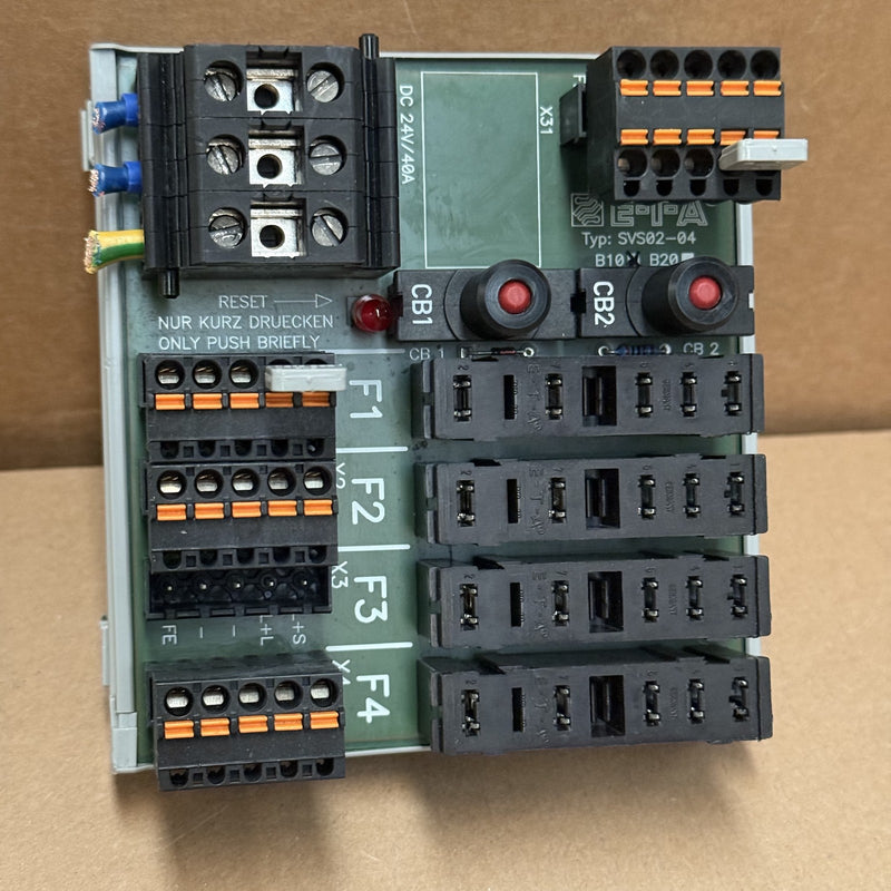 ETA – SVS02-04 – B10 Power Distribution System 24VDC/40A