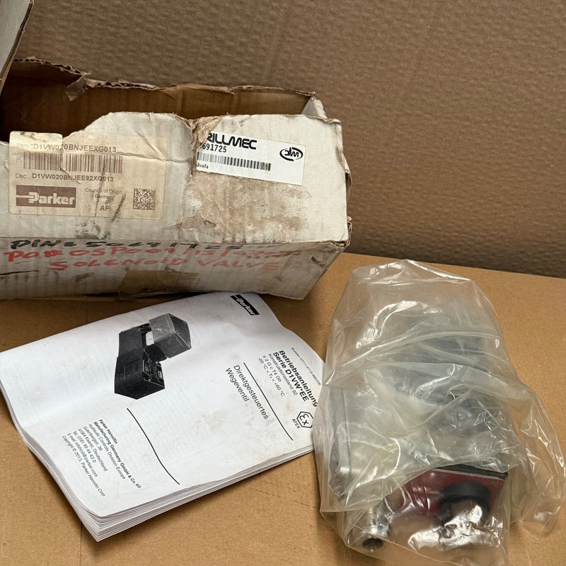 Parker Hannifin – D1VW020BNJEE92XG013 – Hydraulic Directional Control Valve