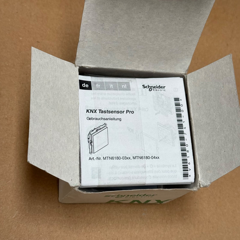 Schneider Electric – MTN6180-0460 – KNX Push-button Pro, System M, Aluminium