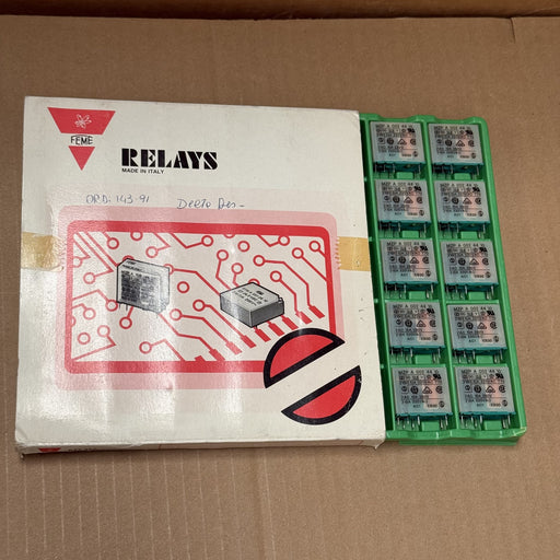 1PCs Feme – MZPA0024410 – Electromechanical Relay 12.5VDC 10A