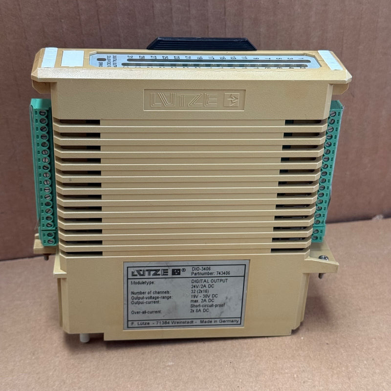 Lütze – DIO-3406 (743406) – Digital I/O Output Module