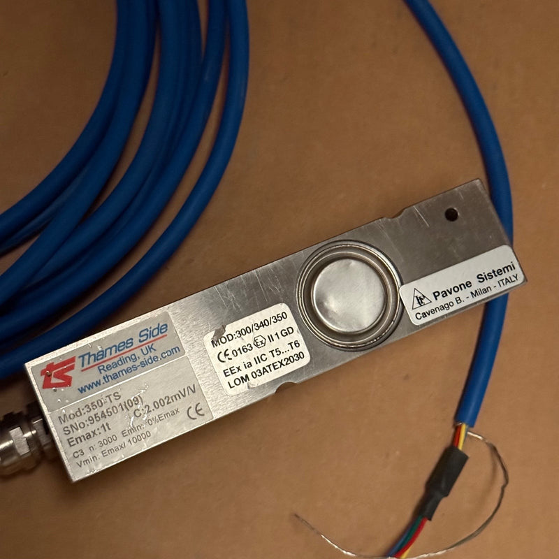 Thames Side Sensors – 350-TS – Nickel-Plated Steel Shear Beam Load Cell