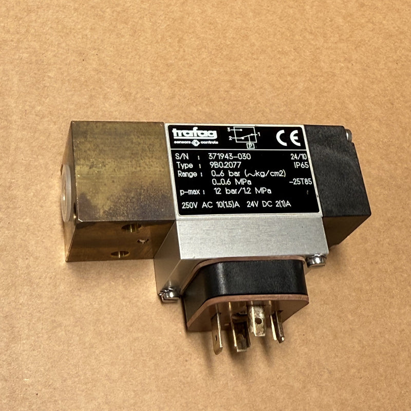 Trafag – 9B0.2077 – Pressure Switch IP65 0..6 Bar 250VAC