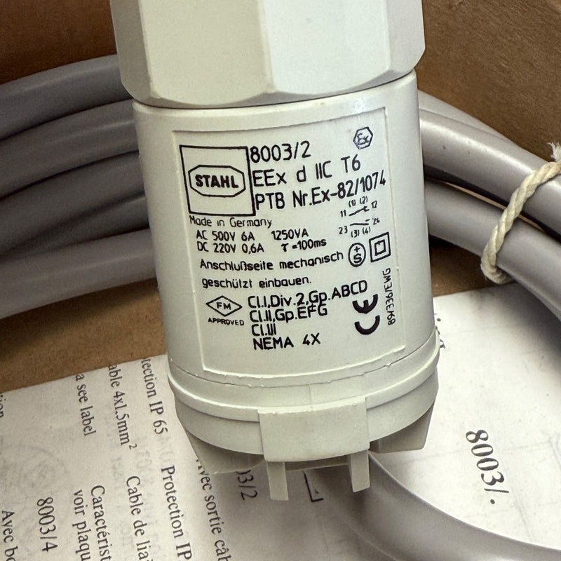 R. Stahl – 8003/2 – Series 8003 Operator Control / Switching Device
