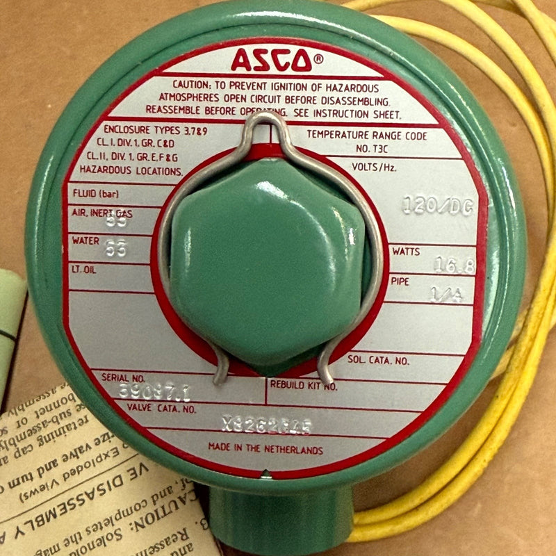ASCO – X8262C45 – Solenoid Valve / 2-Way General Purpose Valve