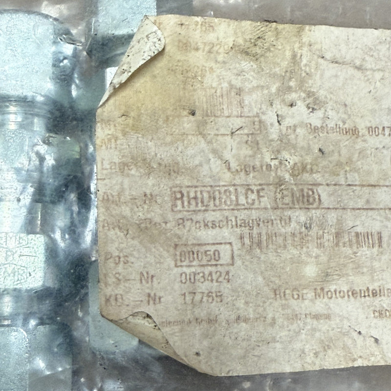 PARKER - RHD08LCF - Ermeto DIN Non return valves
