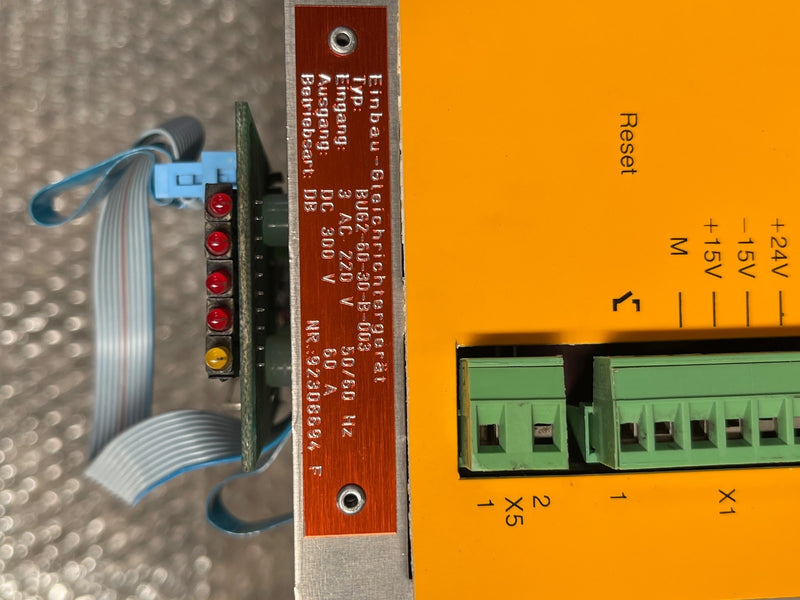 Baumüller – BUG2-60/30-B-003 – BUG2 Basic Feed Unit / Rectifier for Servo Drives