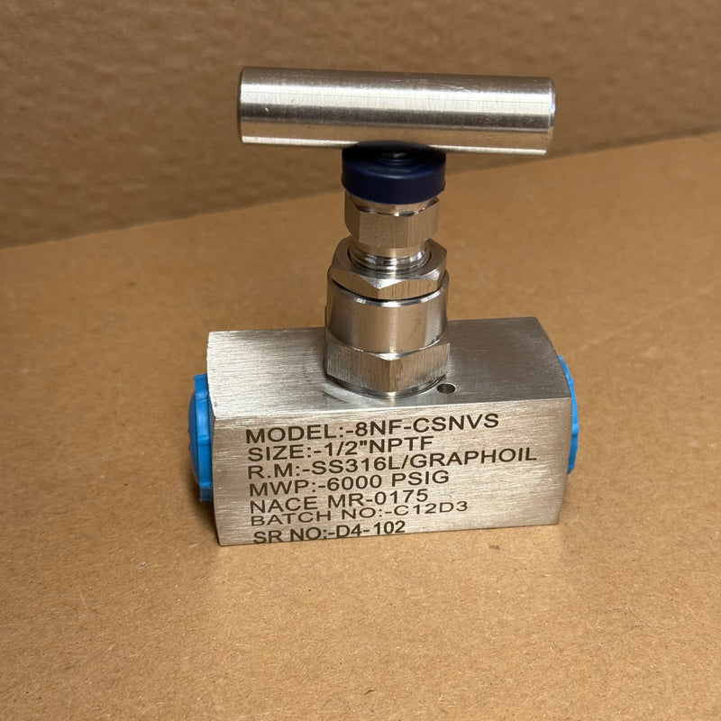 Comfit – 8NF-CSNVS – Screwed Bonnet Bar Stock Needle Valve (1/2" NPT Female)