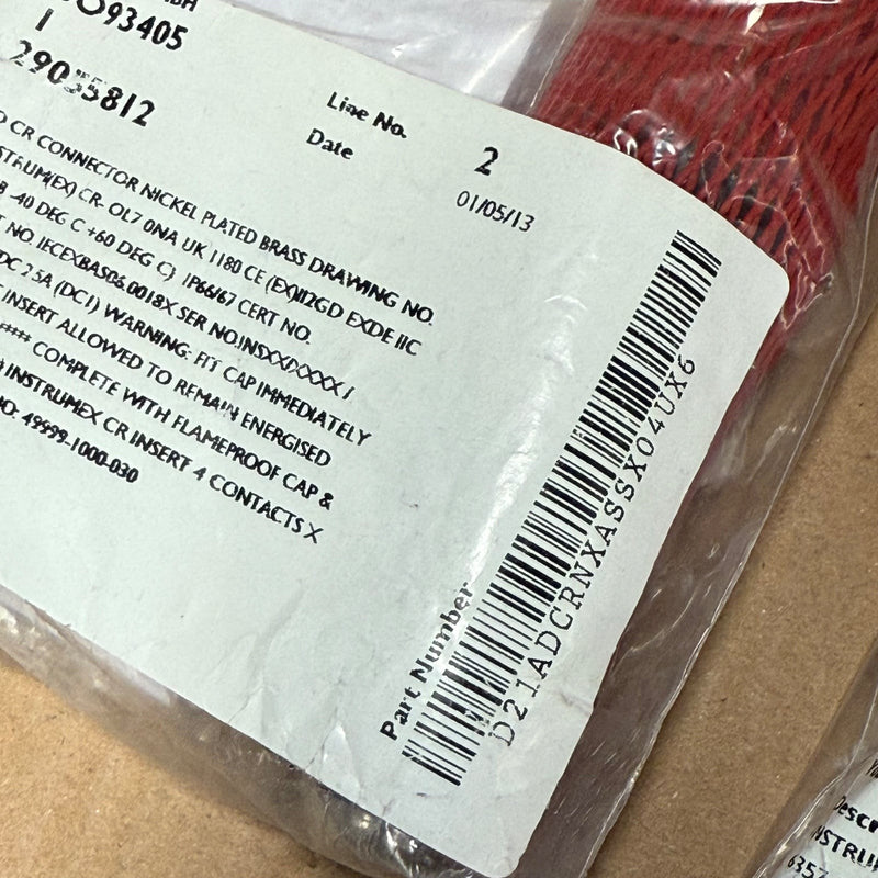 Hawke International – D21ADCRNXASSX04UX6 / 49999-1000-030 – CR Connector