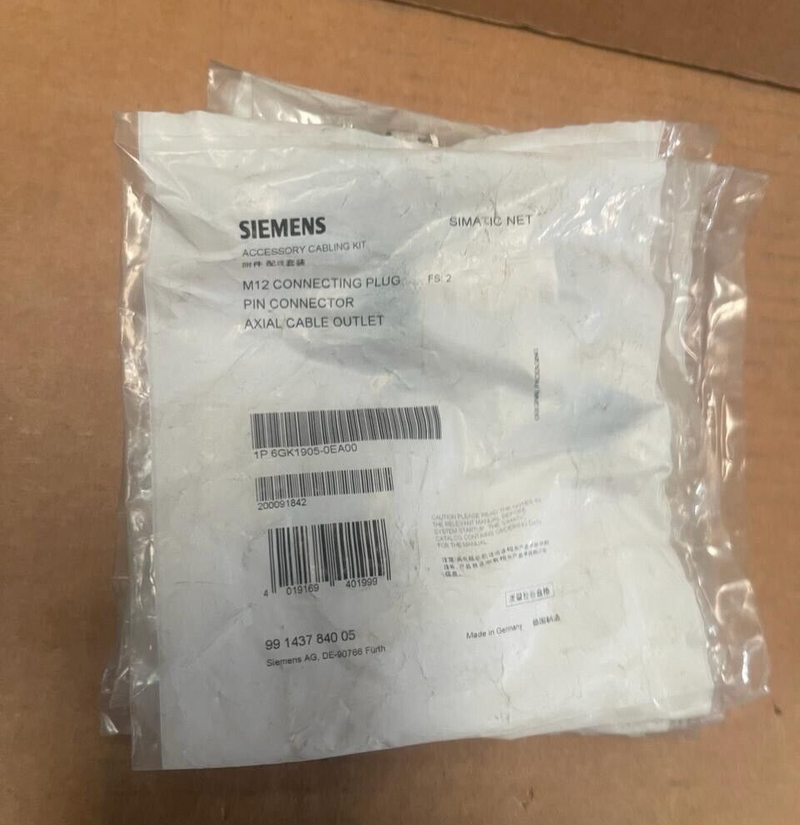SIEMENS - 6GK1905-0EA00 - M12 Connecting Plug