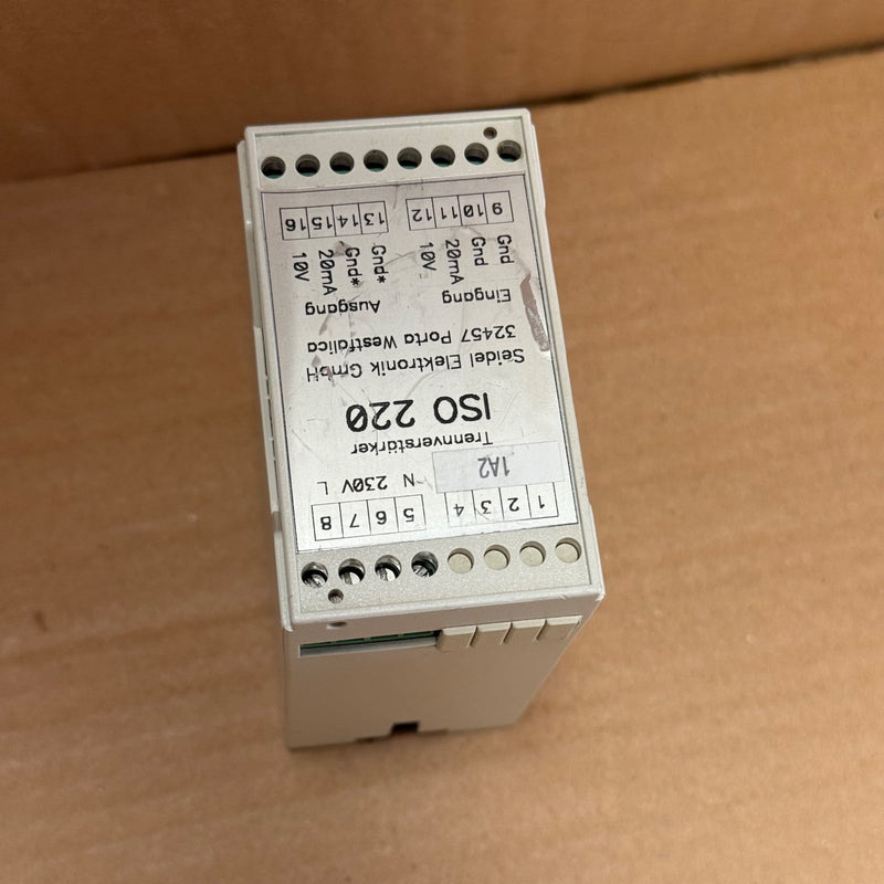 Seidel – ISO 220 – Isolation Amplifier / Signal Isolator Module