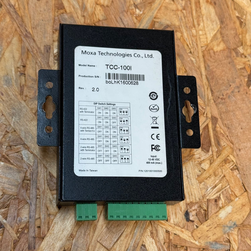 Moxa – TCC-100I – Industrial RS-232 to RS-422/485 Converter