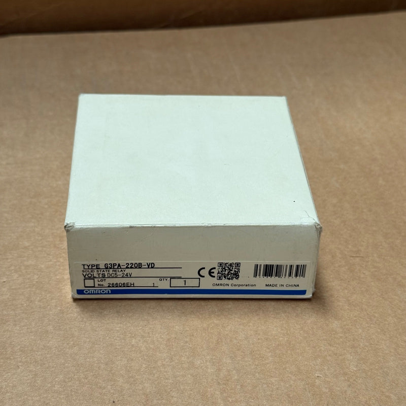 Omron – G3PA-220B-VD – Solid State Relay 24–220 V AC 20 A