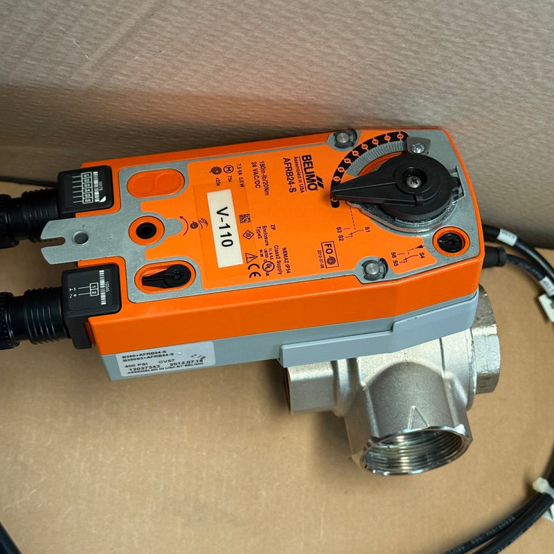 Belimo – B350+AFRB24-S – Characterized Control Valve with Spring Return Actuator