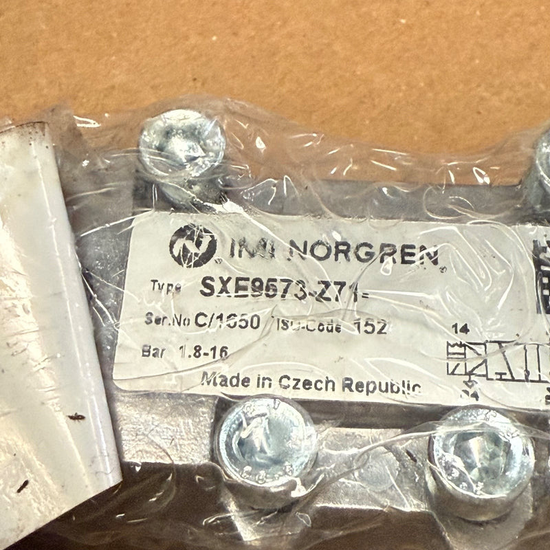 Norgren – SXE9573-Z71 – 5/2-Way Solenoid Pilot Actuated Glandless Spool Valve