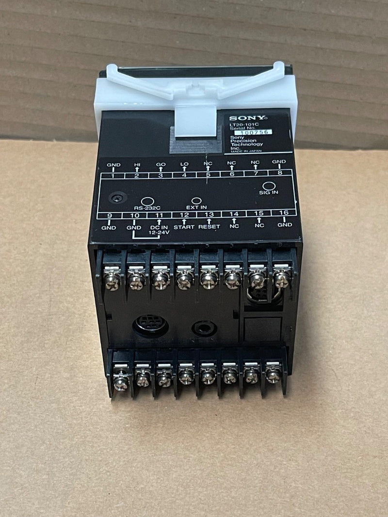 Sony LT20‑101C Industrial Display / Digital Gauge Module (RS‑232 & BCD)