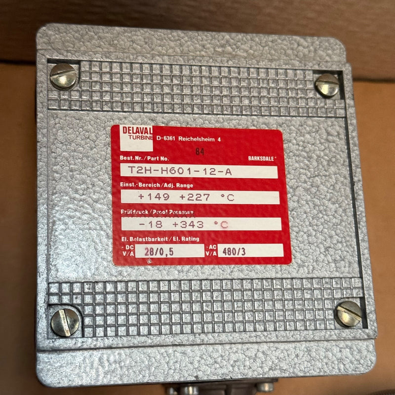Barksdale – T2H-H601-12-A – T2H Series Remote Mount Temperature Switch